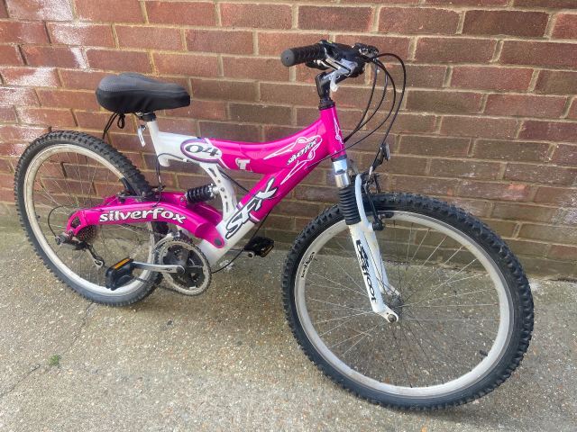 Bike Ladies Silverfox Dual Suspension Mountain Bicycle 21 Speed