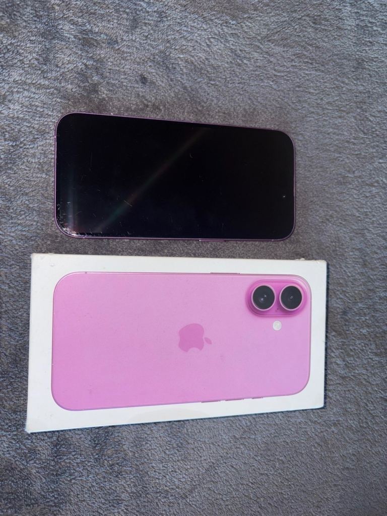 Apple iPhone 16 Pink– Good Condition