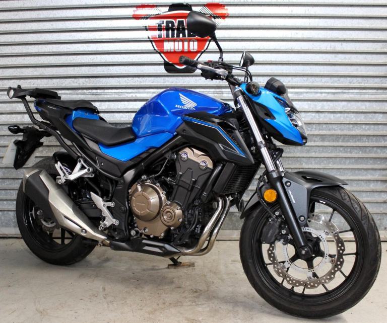 2018 18 HONDA CB 500 F CB500F ABS BLUE TRADE SALE 5428 MILES NEW MOT CAT N CBF