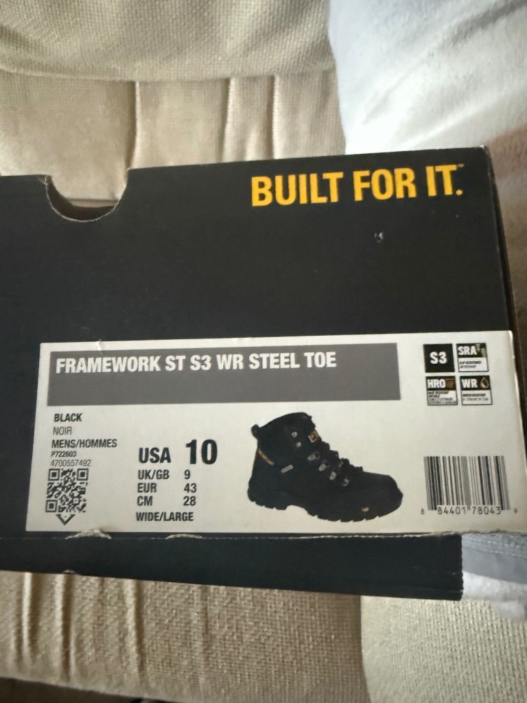 image for Brand new Caterpillar safety shoes 