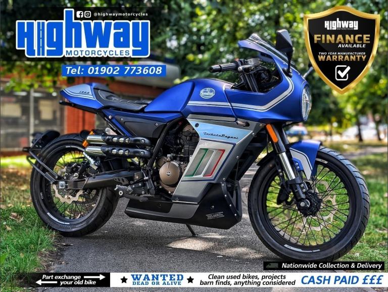 NEW Mondial Sport Classic 1948 125cc Motorcycle CBT Learner Legal Finance