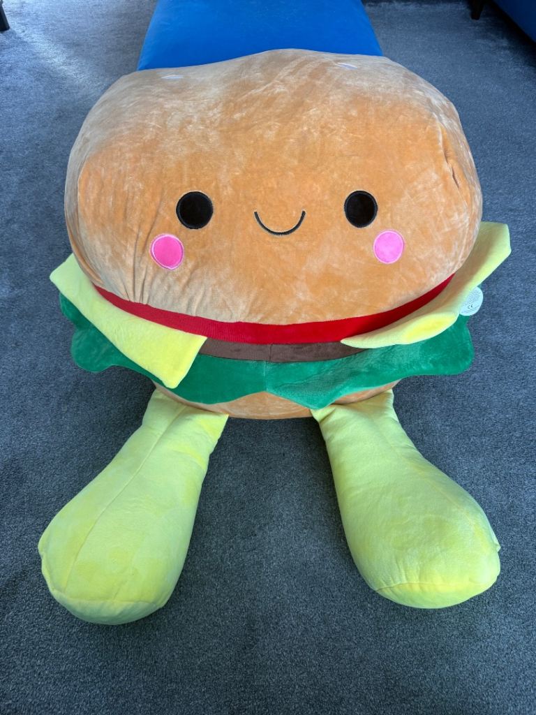 Giant Burger Plush Toy / Cushion