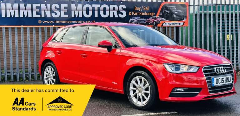 2015 Audi A3 1.4 TFSI 150 SE 5dr S Tronic HATCHBACK PETROL Automatic