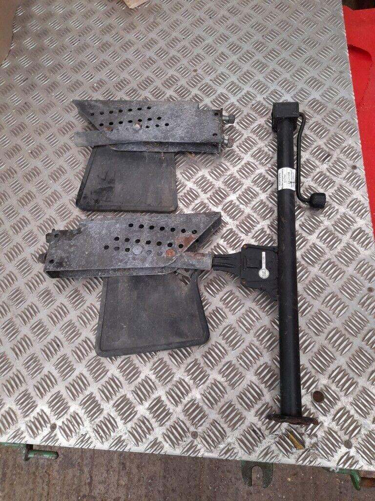 Alko caravan side jack and brackets