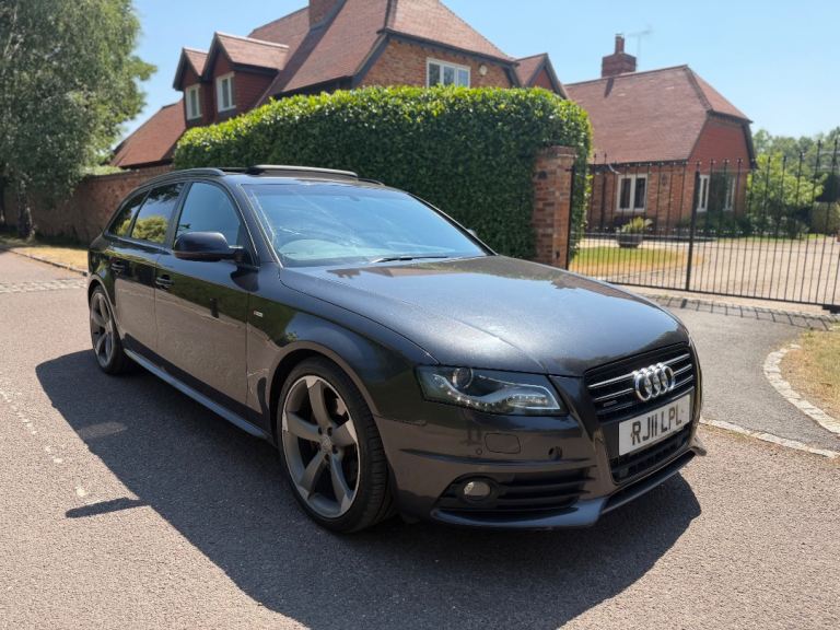 Audi A4 Avant 3.0 TDi Quattro Black Edition S Line Automatic, Estate, 2011, Grey, Panroof