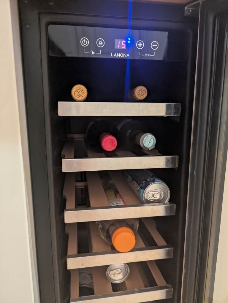 image for Lamona built-in wine cooler - 30cm wide