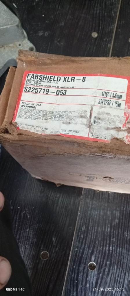 Hobart fabshield gasless welding wire