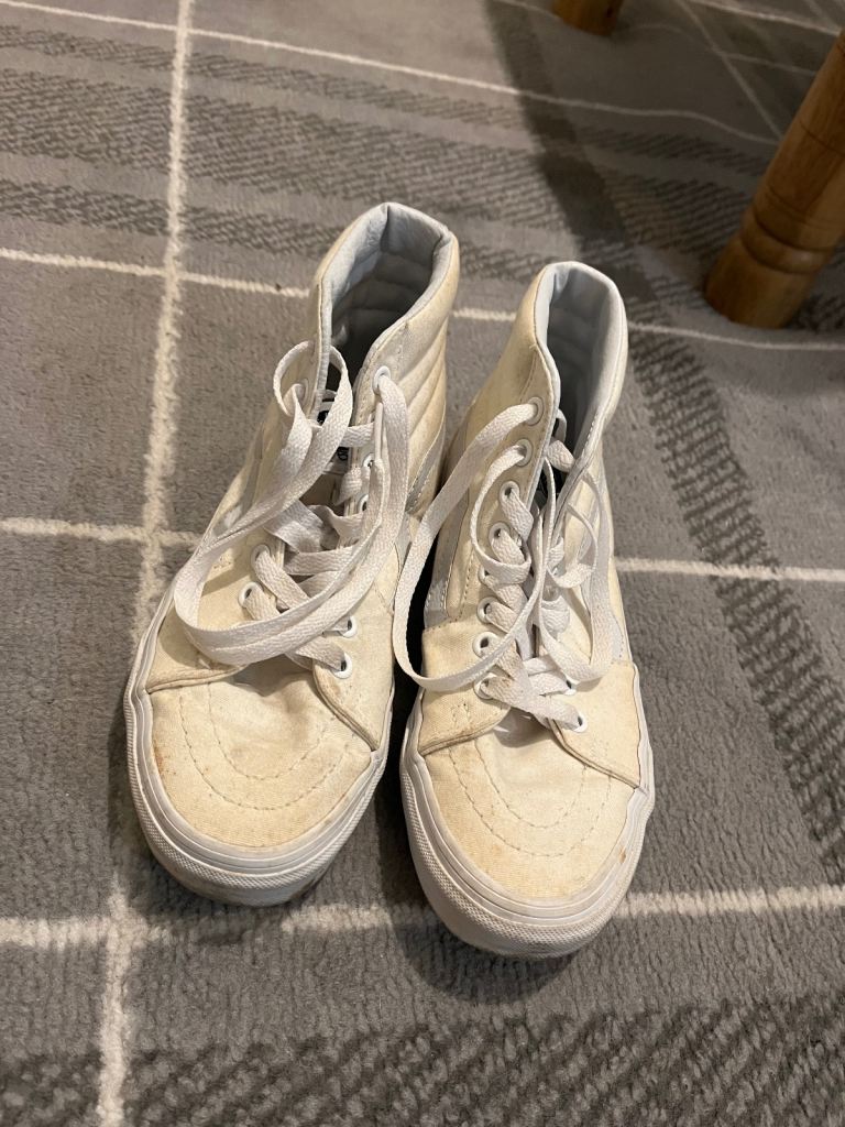Women’s vans high tops size 4 