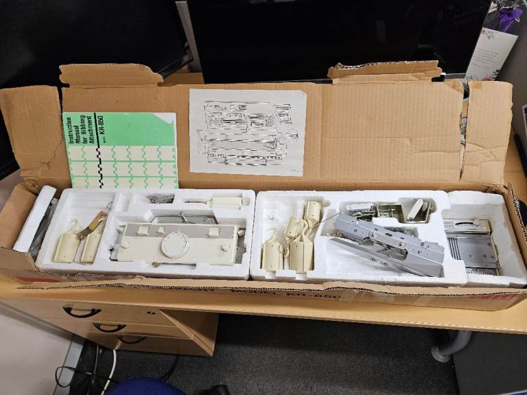 Brother KR-850 Ribbing attachment for knitting machine