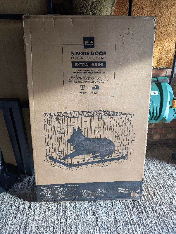 XL single door dog crate 