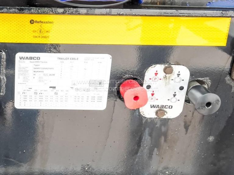 SWAN ST338 80ydÂ³ SCRAP TIPPER TRAILER 