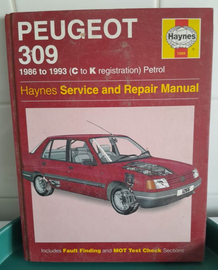 Haynes Peugeot 309 Service and Repair Manual (1986-1993) Petrol