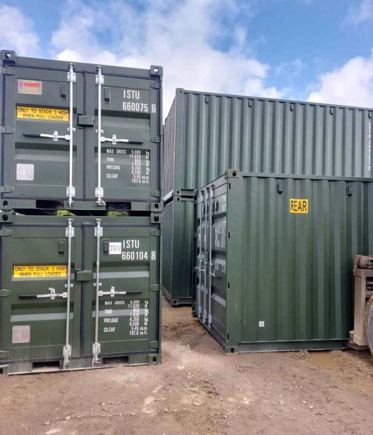 3x in stock - excellent condition 20x8ft shipping storage containers £ ...