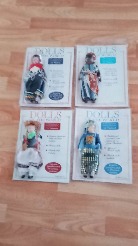 Dolls of the world Norway Nigeria Germany and Thailand 
