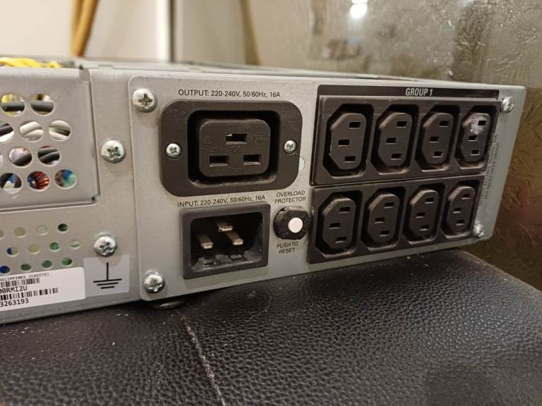 APC by Schneider Electric uninterrupted power supply module. 