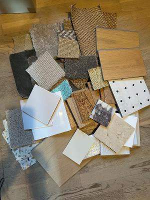 Various Flooring and Tile Samples 