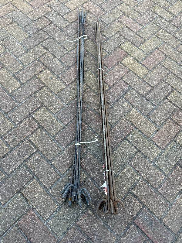 Metal Rebar Pins for Groundwork – Good Condition