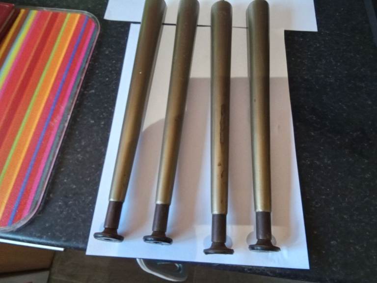 Legs for vintage record player/ coffee table 