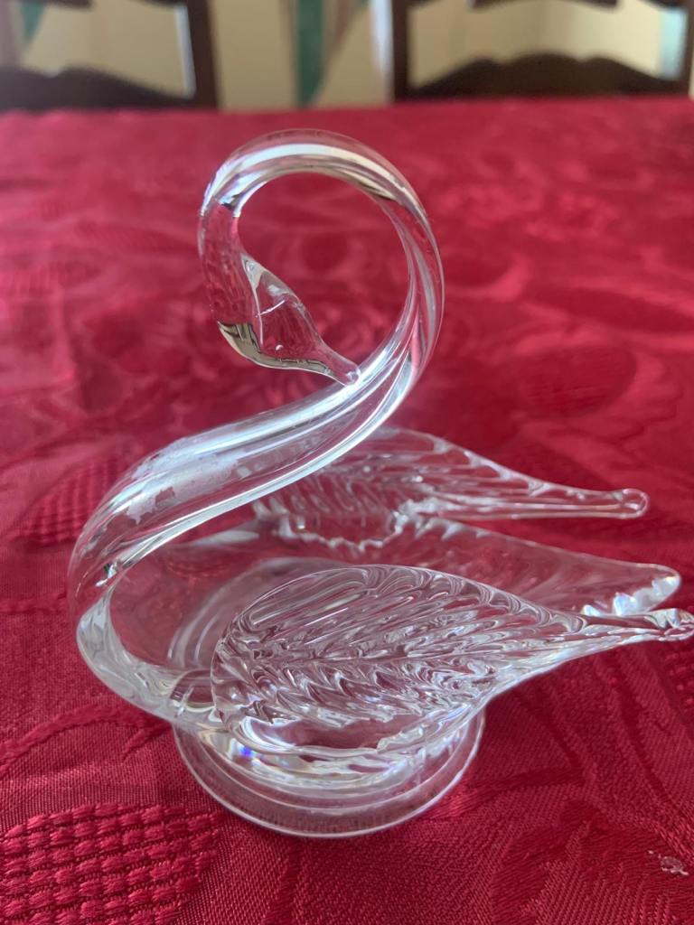Edinburgh Crystal Swan