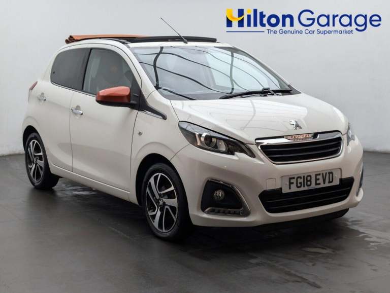 2018 Peugeot 108 1.2 PureTech Roland Garros Top! 5dr Petrol Manual Euro 6 (82 ps) - REVERSE  HATC...