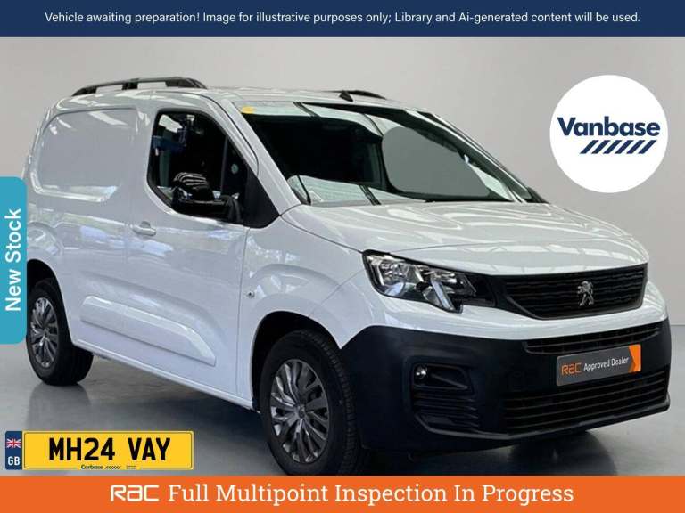 2024 Peugeot e-Partner 800 50kWh Asphalt Premium + Standard Panel Van 5dr Electric Auto SWB (11kW...