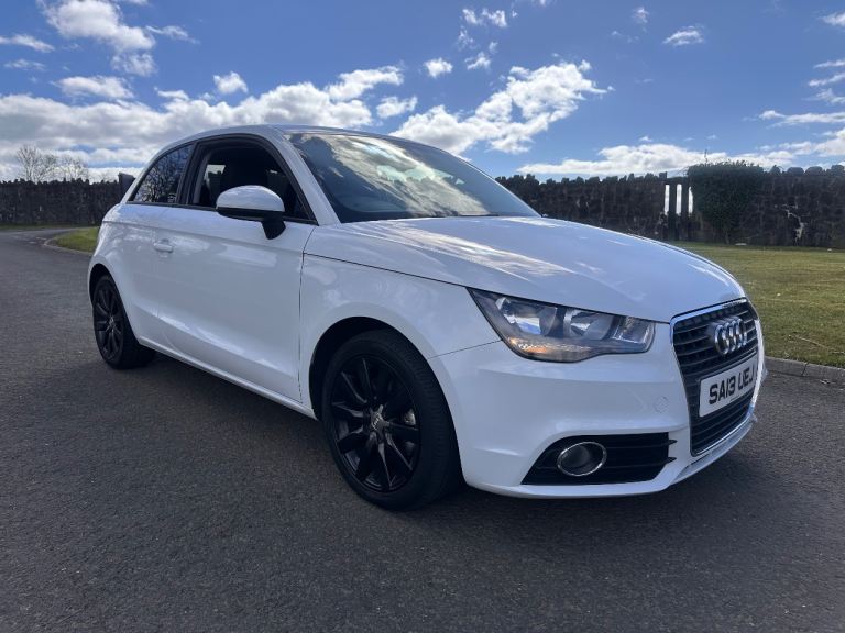 Immaculate 2013 Audi A1 Glacier white 1.4TFSI sport 3dr 