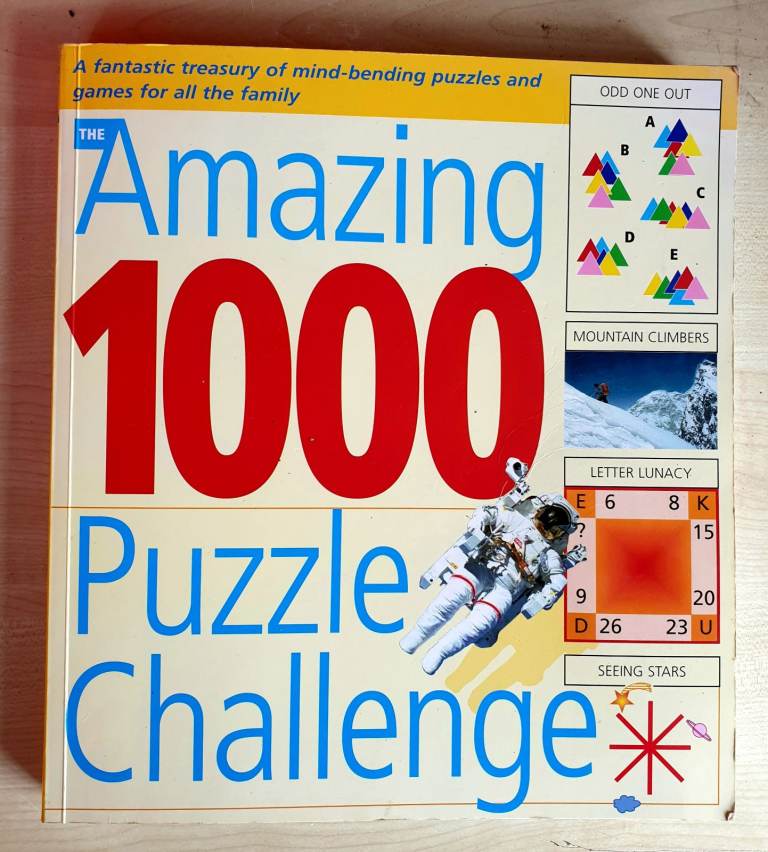 Amazing 1000 Puzzle Challenge Book