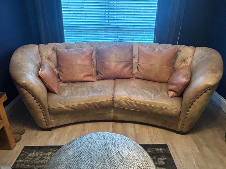 Large curved sofa 
