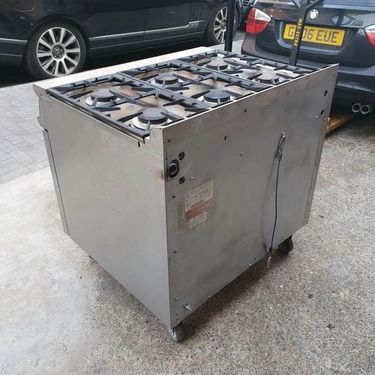 Falcon 6 Burner Cooker Natural Gas Serviced Commercial Restaurant Cooker 23/12