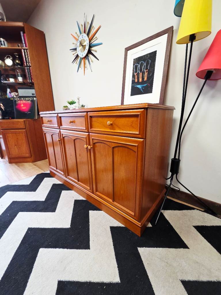 Mid Century Teak Sideboard by STAG | Solid Wood Cabinet