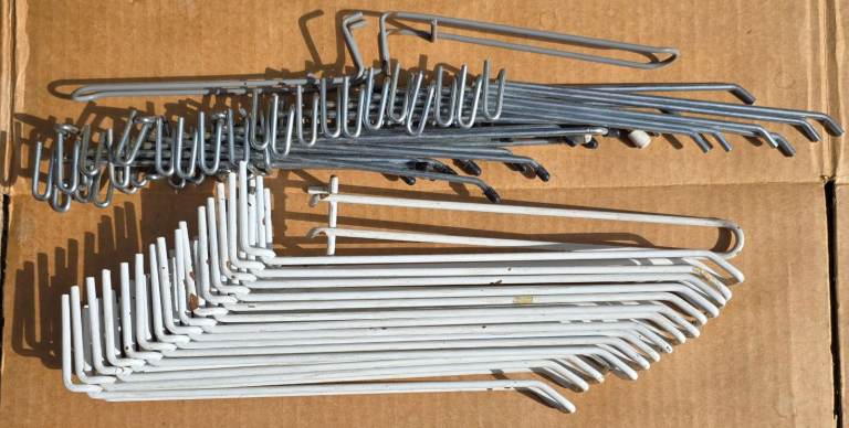 Market Stall or Shop Display Board Hooks. READ DESCRIPTION PLEASE.