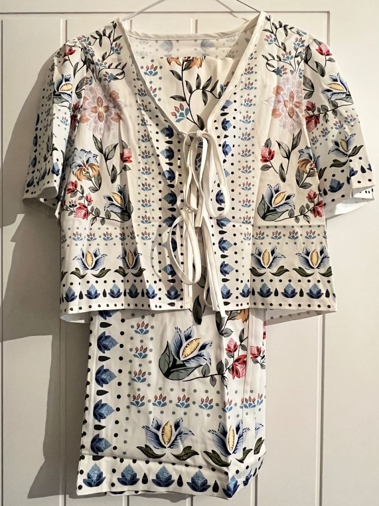 Floral Two-Piece Co-Ord Set – Size S – Brand New