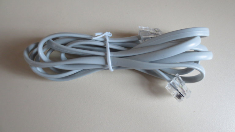 RJ11 to RJ11 Cable ADSL BT Broadband Modem Internet DSL Phone Router Lead Wire