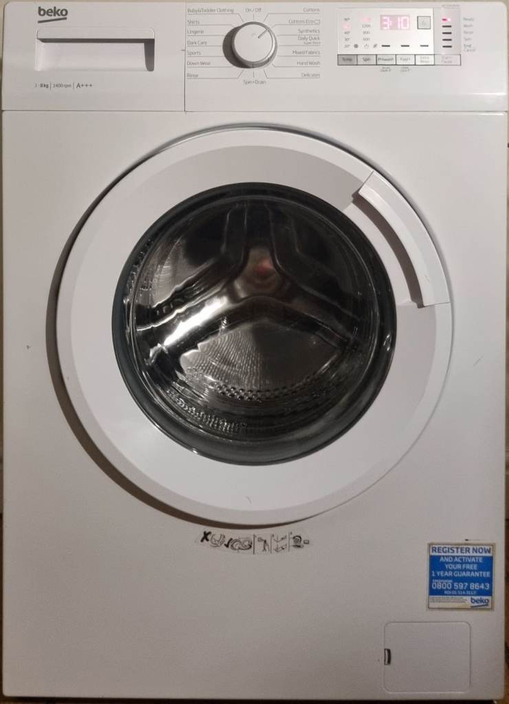 8kg beko washing machine