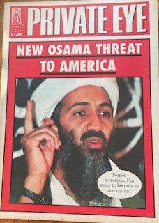 Private Eye Magazine - New Osama Threat Issue (1998)
