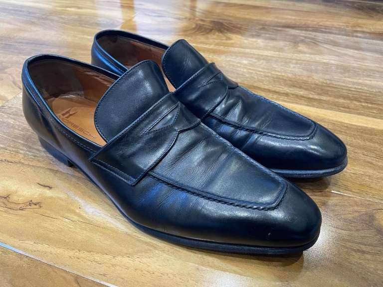 Moreschi loafers, size: 7.5 - Calf - Black