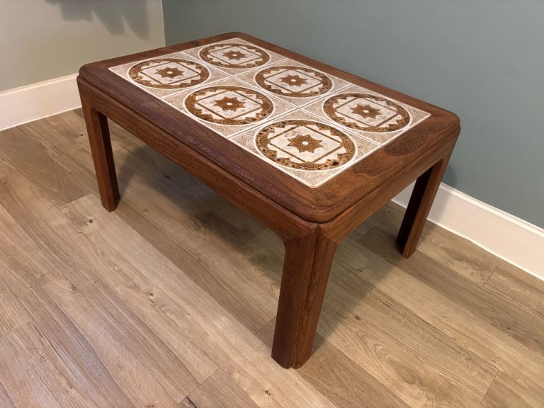 G Plan tile topped coffee table 