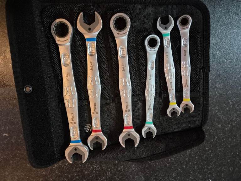 image for Wera spanner set.
