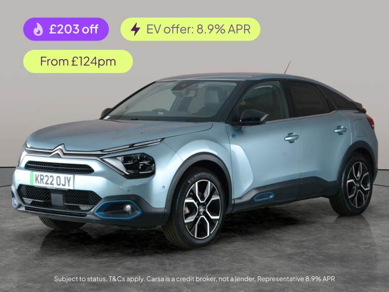 2022 Citroen e-C4 50kWh Shine Hatchback 5dr Electric Auto (136 ps) - REVERSE CAM - HEATED STE Hat...