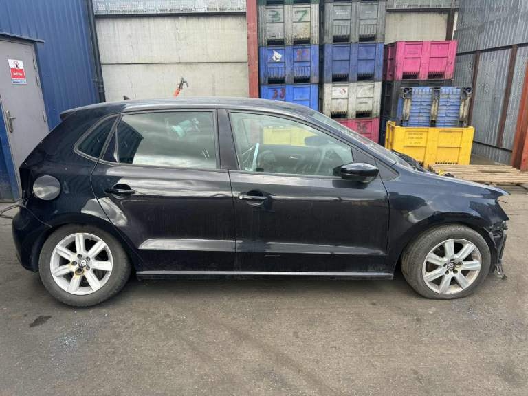 volkswagen polo 6r black 2009 to 2016 parts for breaking 