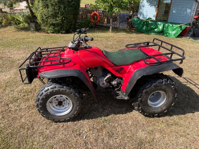 Honda 300 big red quad plus trailer