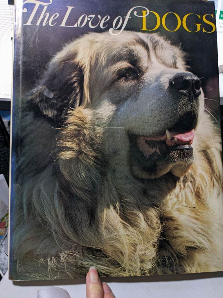 The Love of Dogs hardcover book