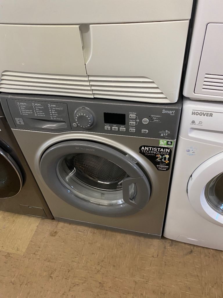 🚚✅GREY HOTPOINT 9KG WASHING MACHINE £140 WE CAN DELIVER 