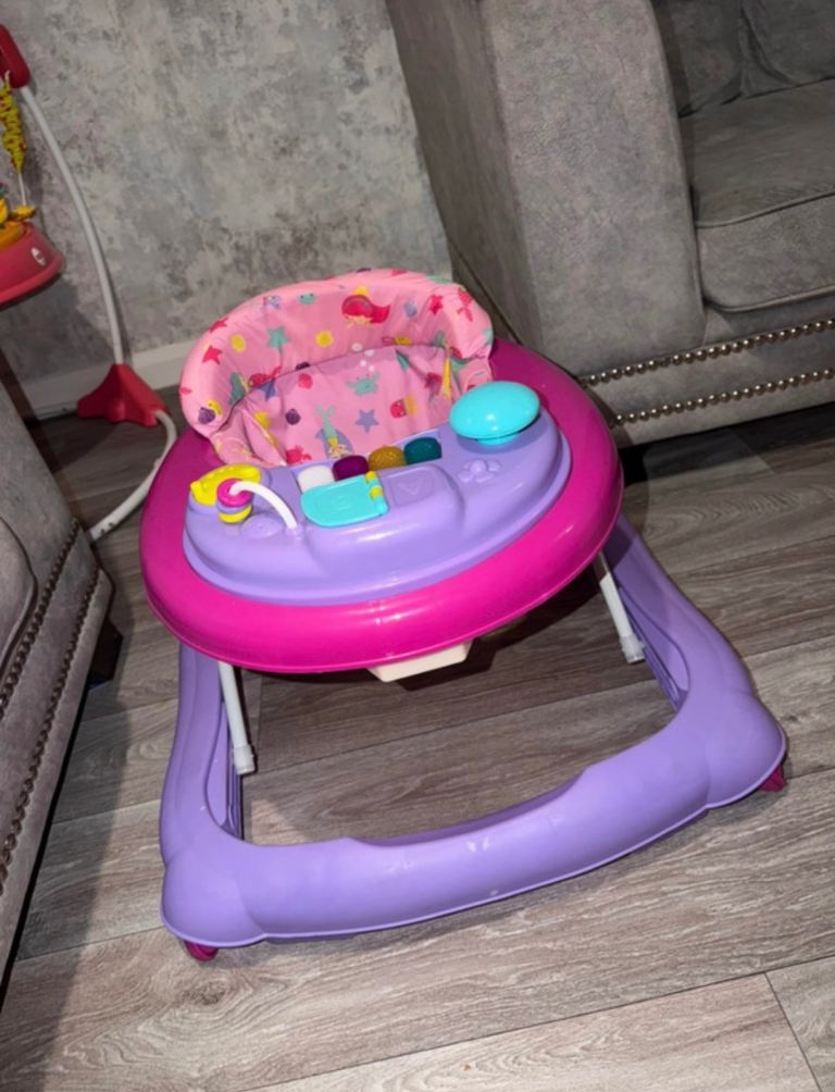 Pink/ purple baby walker 