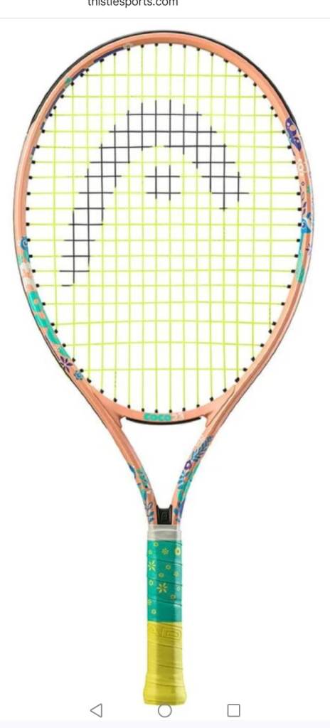 Head coco 25 tennis racket, new and unused