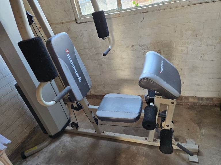 Free multi-station weight machine and cross trainer 
