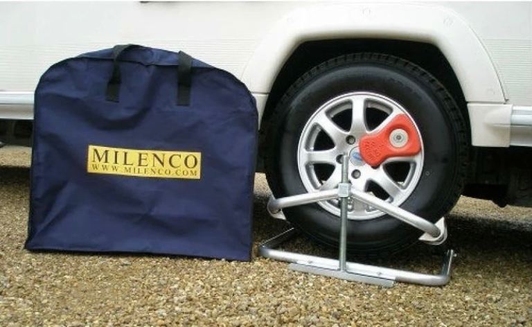 Milenco Caravan wheel leveller