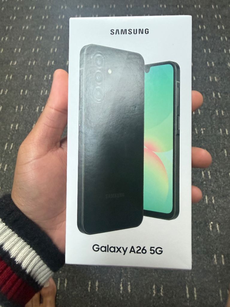 Samsung A26 5G black 256Gb storage 