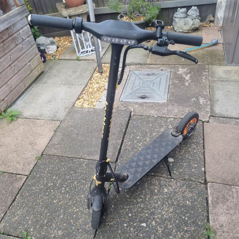 Techtron Pro 3500 Electric Scooter (350W Motor, 25km Range) - Black & Orange