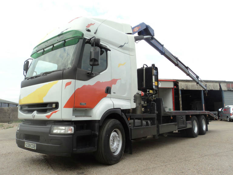 2001 Y Renault Premium 420 DCI High Roof 6 X 2,drawbar 
